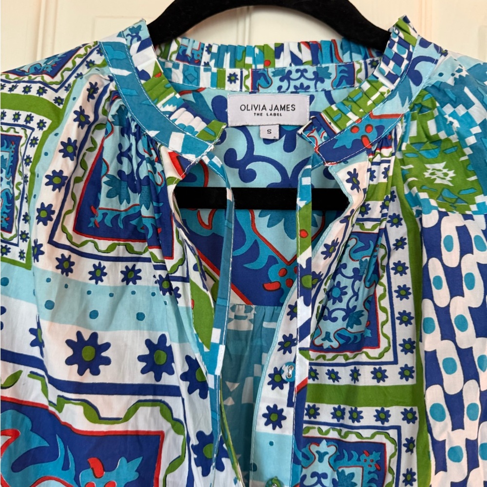 Olivia James Multicolor Patterned Maxi Dress - image 2